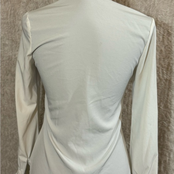 Victorian Blouse Retro Stand-Up Collar Lotus Ruffle Long Sleeve top, Runs small - Picture 3 of 7